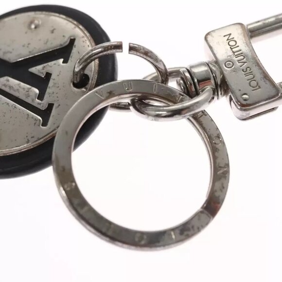 LOUIS VUITTON Charm metal Silver LV Auth - Picture 8 of 10